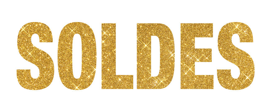 SOLDES DOR&Eacute; PAILLETTES