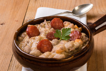 bean stew with sausage