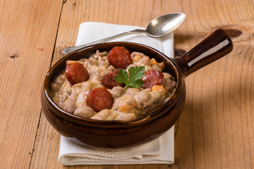 bean stew with sausage