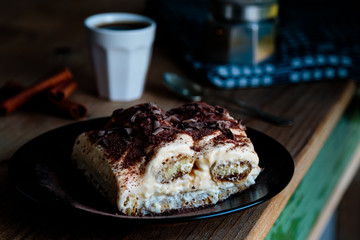 homemade tiramisu dessert