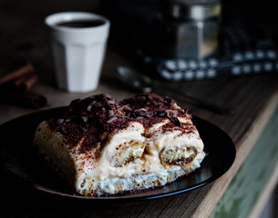 homemade tiramisu dessert