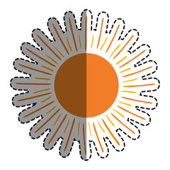 Sun burst light icon vector illustration graphic design