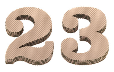 Font. Waffles with chocolate filling