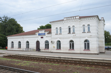 railway station in the town of Krolevets, Sumy region. Ukraine