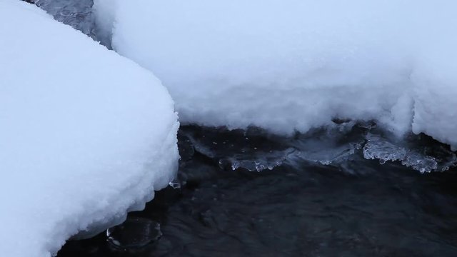 rivi&egrave;re en hiver