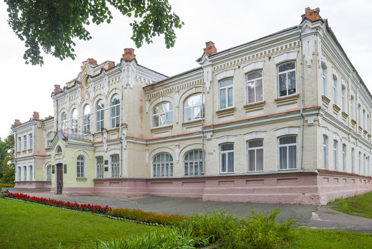 Secondary school in the town of Krolevets, Sumy region. Ukraine