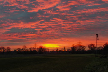 Red Cloudscape