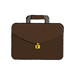 Isolated business briefcase icon vector illustration graphic design