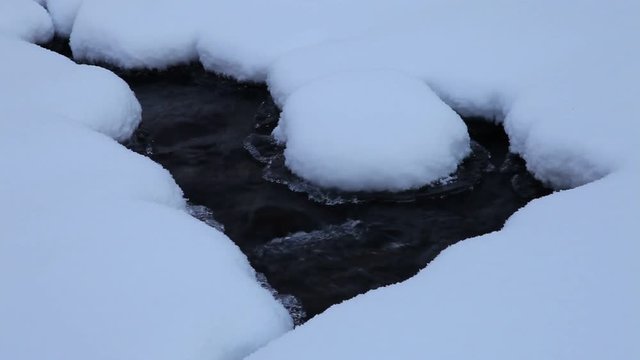 rivi&egrave;re en hiver