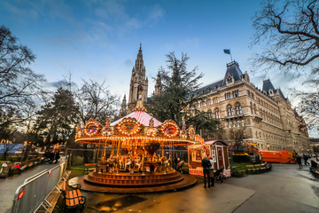 Fototapeta premium Weihnachtsstimmung in Wien