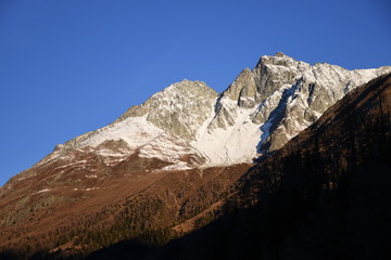 Sonnenaufgang, Morgenstimmung, Sonnenstrahlen, Gebirge, Alpenglühen, Virgental, Venedigergruppe,...