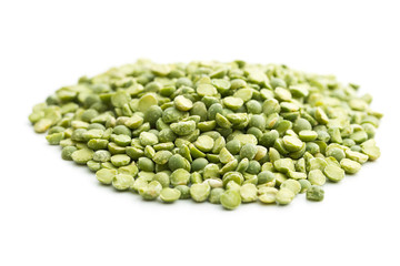 Green split peas.