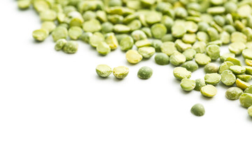 Green split peas.