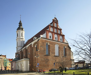 Fototapeta na wymiar Church of Holy Trinity in Opole. Poland