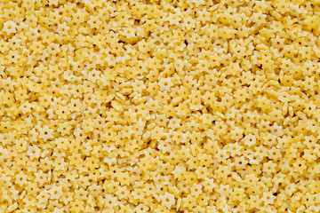 Italian pasta on close up background.