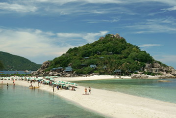 Naklejka premium Koh Nang Yuan, Thailand