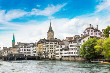 Obraz premium Historical part of Zurich