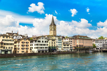Obraz premium Historical part of Zurich
