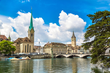Obraz premium Historical part of Zurich