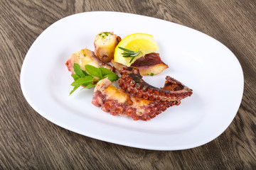 Grilled octopus