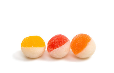 jelly candies isolated