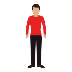 man avatar character isolated icon vector illustration design