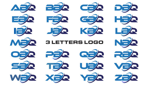 3 letters modern generic swoosh logo  ABQ, BBQ, CBQ, DBQ, EBQ, FBQ, GBQ, HBQ, IBQ, JBQ, KBQ, LBQ, MBQ, NBQ, OBQ, PBQ, QBQ, RBQ, SBQ, TBQ, UBQ, VBQ, WBQ, XBQ, YBQ, ZBQ
