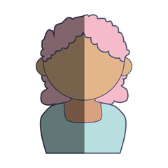 woman avatar character isolated icon vector illustration design