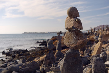 Rock Balancing, Playa Blanca, Lanzarote