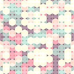Seamless pattern of geometric circles.