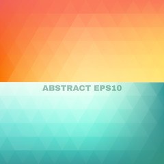 Abstract pattern of different triangles.