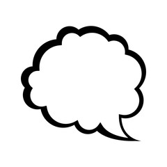 speech bubble message isolated icon vector illustration design