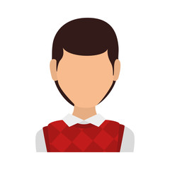 man avatar character isolated icon vector illustration design