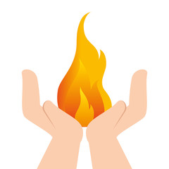 fire flame isolated icon vector illustration design