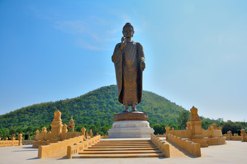 Stone statue of a Buddha in Thailand.