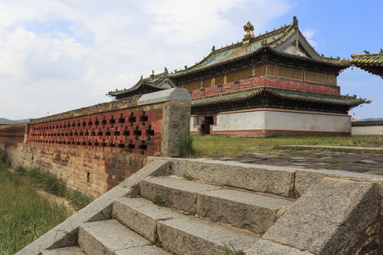 Zuu of Buddha temple, Erdene Zuu Khiid, Buddhist Monastery, Kharkhorin (Karakorum), Central Mongolia