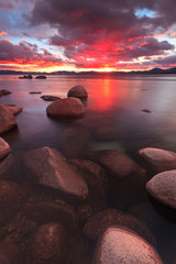 Northe Lake Tahoe Sunset
