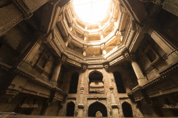 ancient well in Ahmedabad - obrazy, fototapety, plakaty