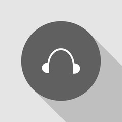 headphones icon vector