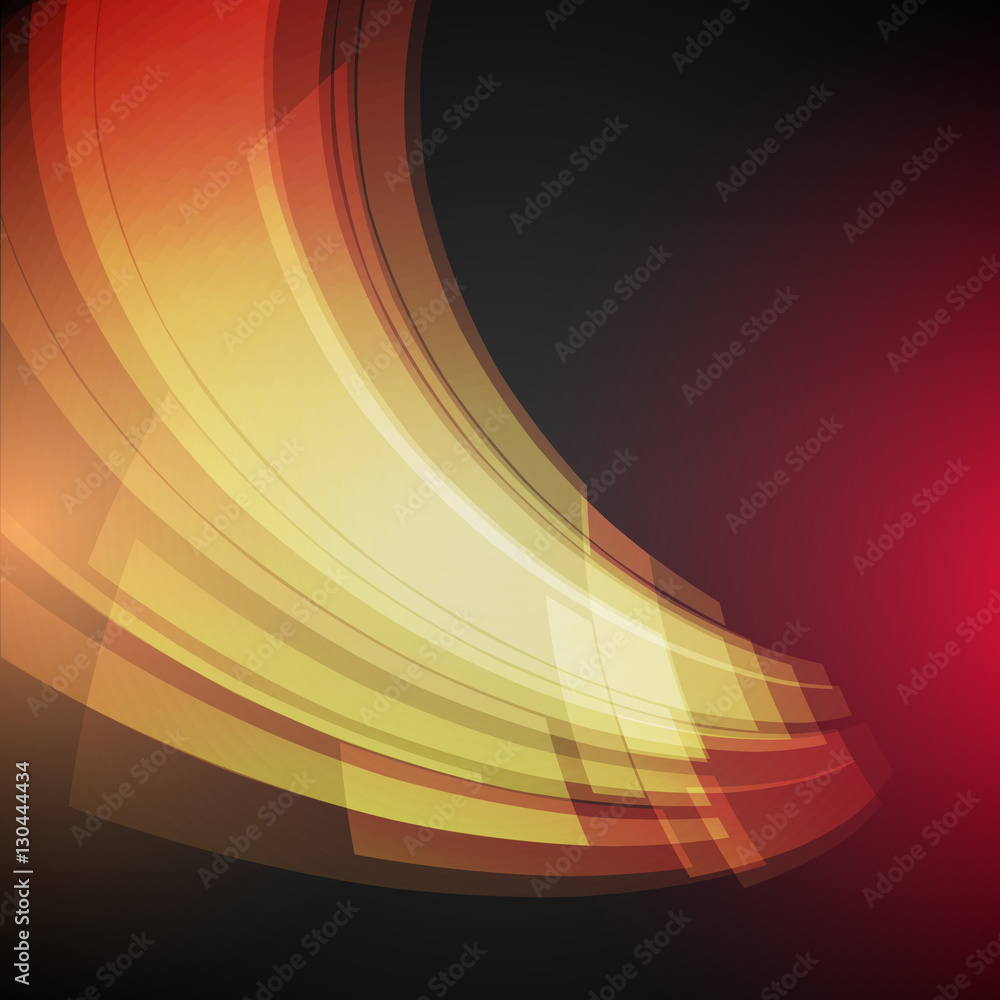 Poster techno geometric vector modern science abstract background