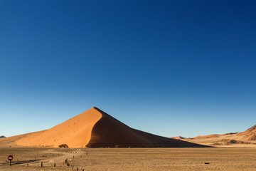 Fototapeta na wymiar Sand Dunes at Sossusvlei, Namibia