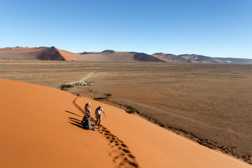 Sand Dune No. 45 at Sossusvlei, Namibia