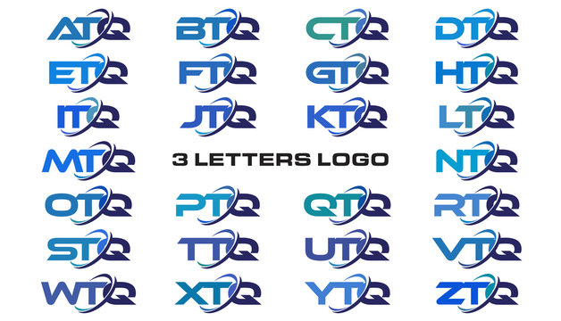3 letters modern generic swoosh logo  ATQ, BTQ, CTQ, DTQ, ETQ, FTQ, GTQ, HTQ, ITQ, JTQ, KTQ, LTQ, MTQ, NTQ, OTQ, PTQ, QTQ, RTQ, STQ, TTQ, UTQ, VTQ, WTQ, XTQ, YTQ, ZTQ