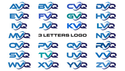 3 letters modern generic swoosh logo  AVQ, BVQ, CVQ, DVQ, EVQ, FVQ, GVQ, HVQ, IVQ, JVQ, KVQ, LVQ, MVQ, NVQ, OVQ, PVQ, QVQ, RVQ, SVQ, TVQ, UVQ, VVQ, WVQ, XVQ, YVQ, ZVQ