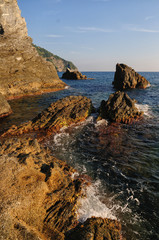 Manarola piccolo paese delle cinque terre, Liguria, Italia