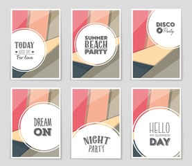 Abstract vector layout background set. For art template design, list, page, mockup brochure theme style, banner, idea, cover, booklet, print, flyer, book, blank, card, ad, sign, sheet, a4.