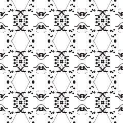 seamless pattern. Modern stylish texture. Repeating geometric tiles