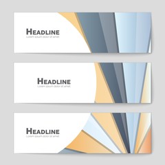 Obraz premium Abstract vector layout background set. For art template design, list, page, mockup brochure theme style, banner, idea, cover, booklet, print, flyer, book, blank, card, ad, sign, sheet, a4.