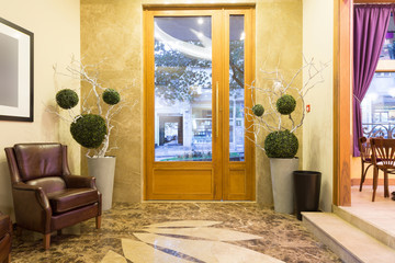 Hotel entrance