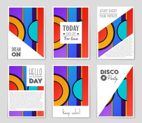 Abstract vector layout background set. For art template design, list, page, mockup brochure theme style, banner, idea, cover, booklet, print, flyer, book, blank, card, ad, sign, sheet, a4.